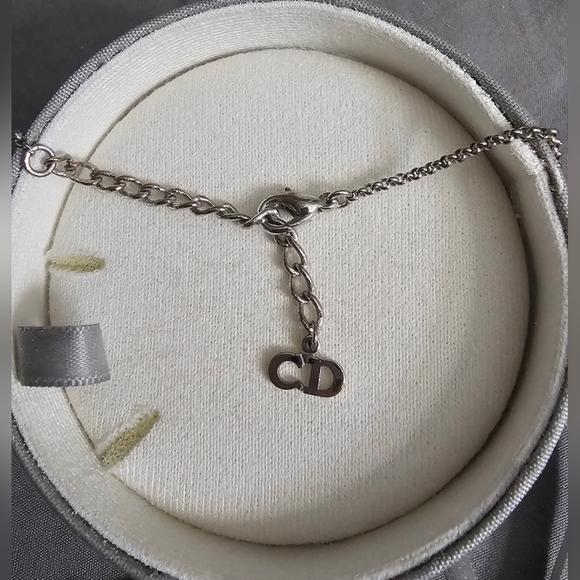 Christian Dior Silver Necklace With Dior Box and COA - Picture 11 of 14
